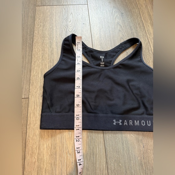 Under Armour Black Crossback Mid Sports Bra - Picture 6 of 10